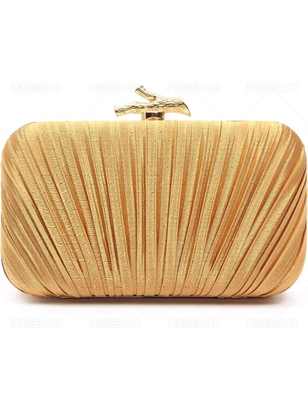Women's Gold Clutch Purses With Chain Prom Wedding Party Evening Handbags